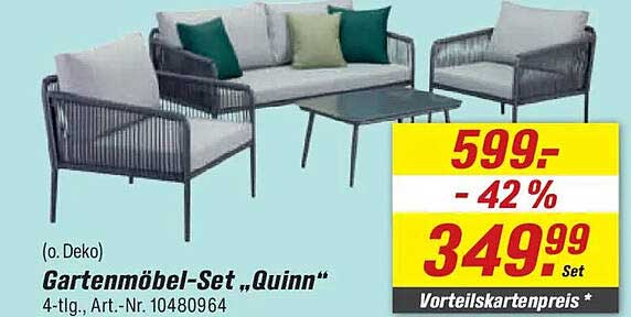 Gartenmöbel-Set „Quinn“