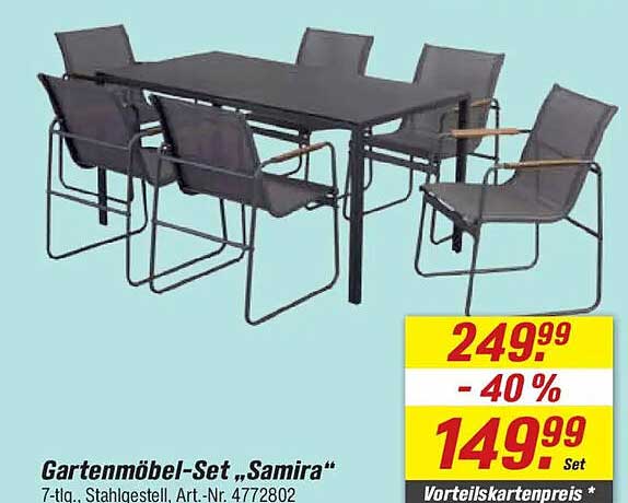 Gartenmöbel-Set „Samira“