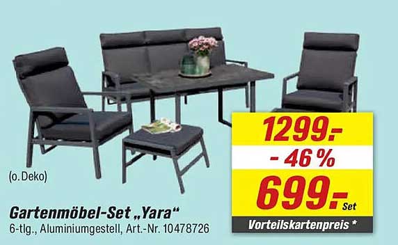 Gartenmöbel-Set „Yara“