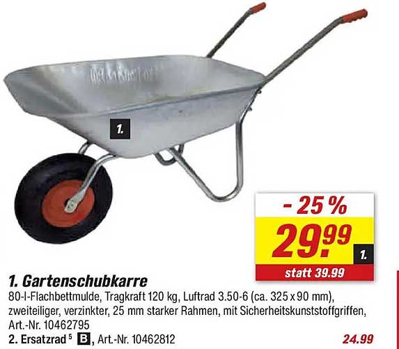 Gartenschubkarre