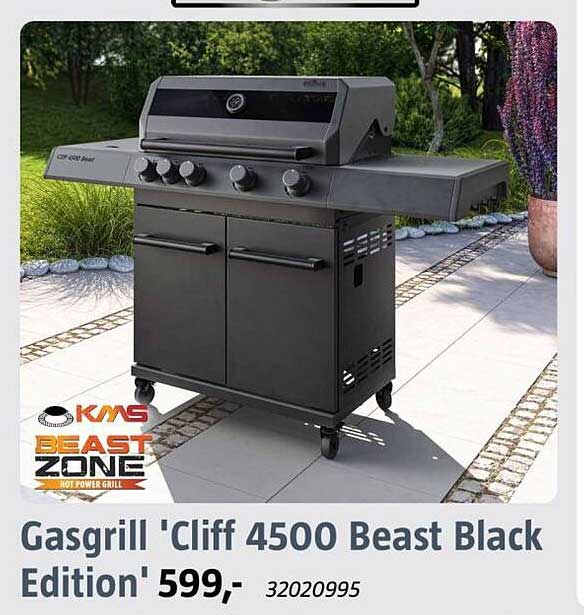 Gasgrill 'Cliff 4500 Beast Black Edition'
