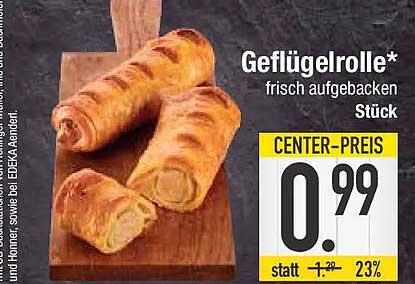 Geflügelrolle* frisch aufgebacken Stück
