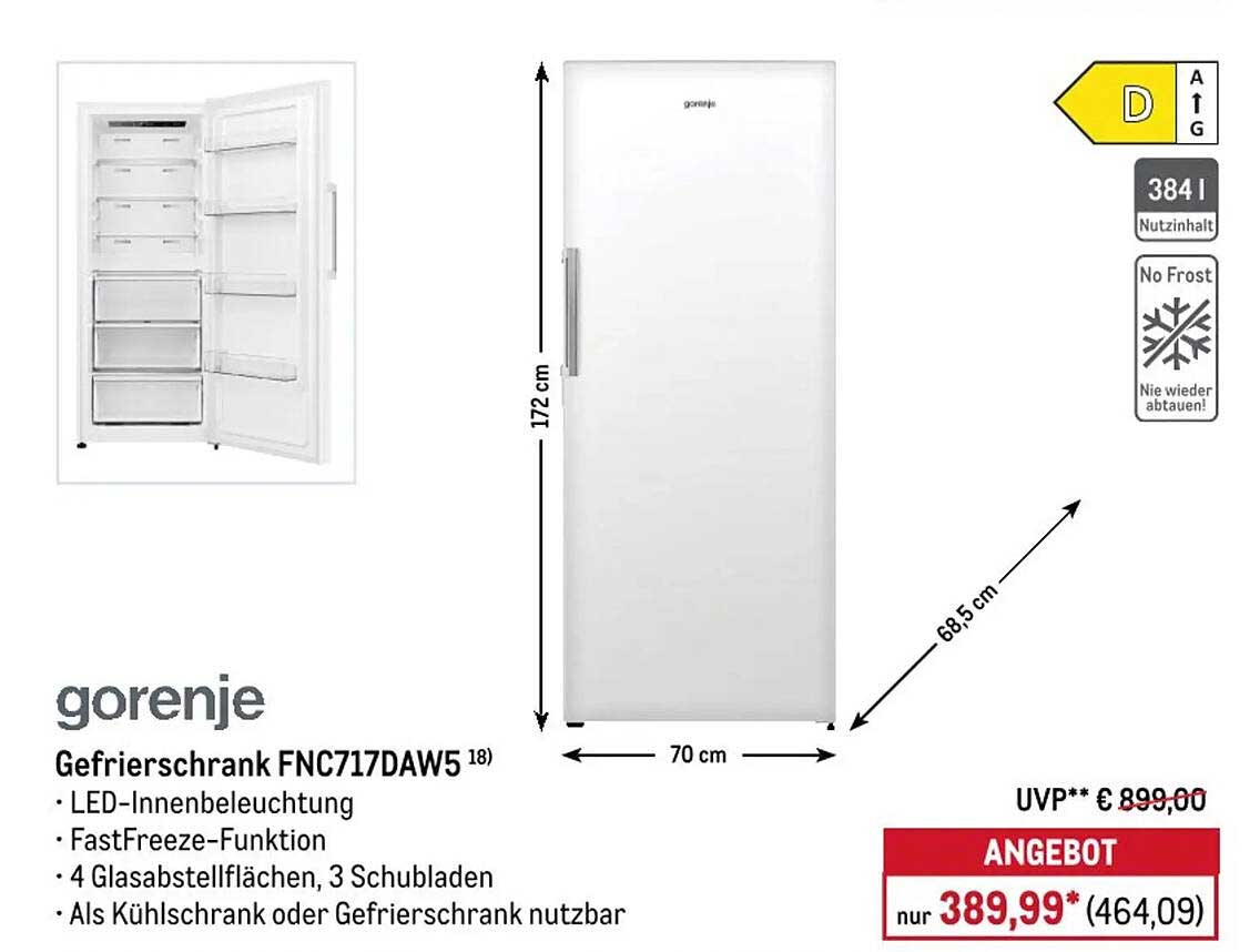 Gefrierschrank FNC717DAW5