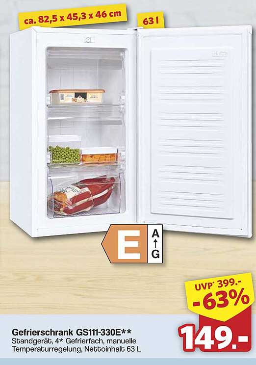 Gefrierschrank GS111-330E**