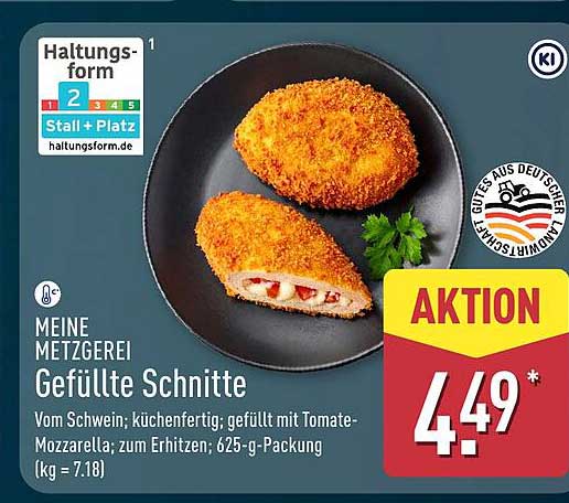 Gefüllte Schnitte