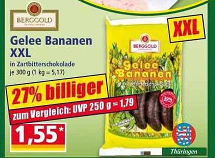 Gelee Bananen XXL