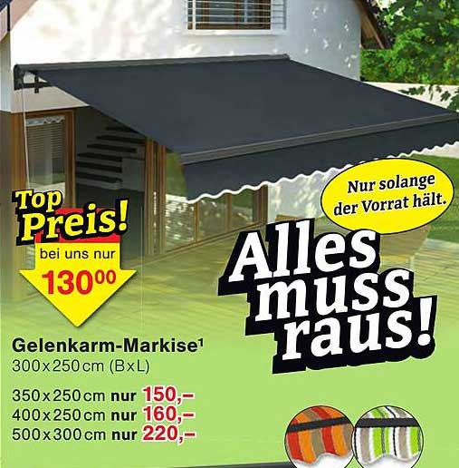 Gelenkarm-Markise¹