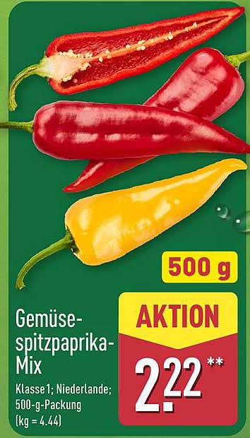 Gemüse-spitzpaprika-Mix