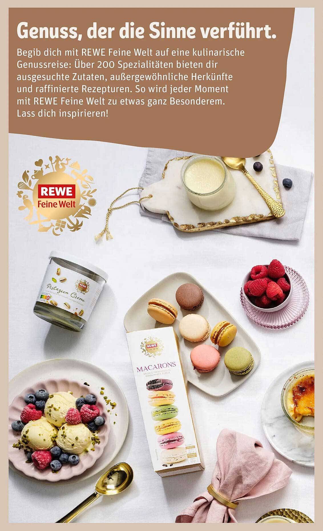 Genuss, der die Sinne verführt.