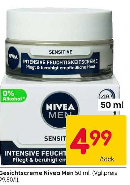 Gesichtscreme Nivea Men 50 ml
