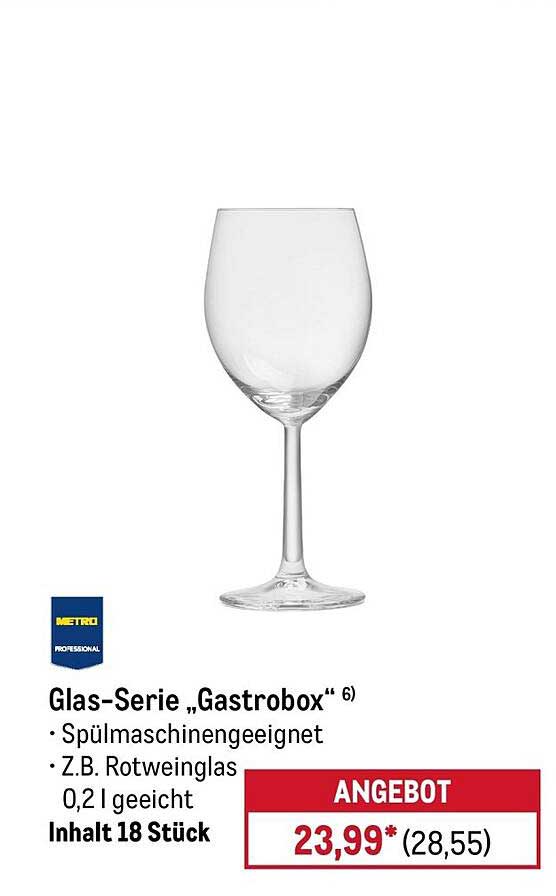 Glas-Serie „Gastrobox“ 6)