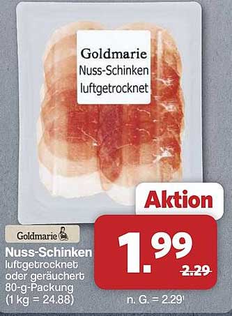 Goldmarie Nuss-Schinken luftgetrocknet