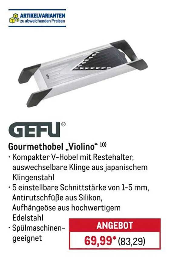 Gourmethobel „Violino“