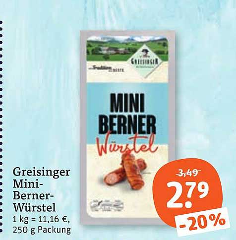 Greisinger Mini-Berner-Würstel
