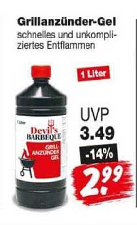 Grillanzünder-Gel schnelles und unkompliziertes Entflammen