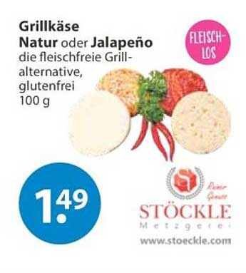 Grillkäse Natur oder Jalapeño