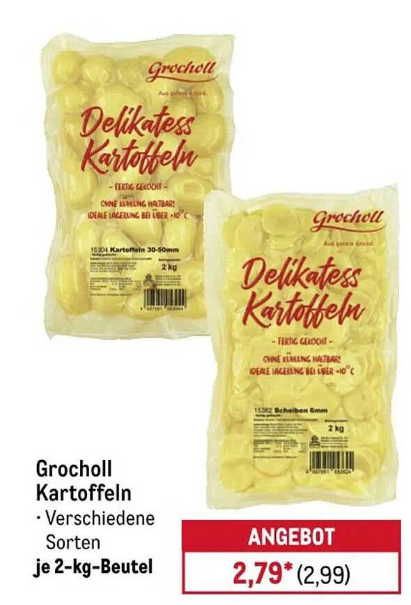 Grocholl Kartoffeln · Verschiedene Sorten je 2-kg-Beutel