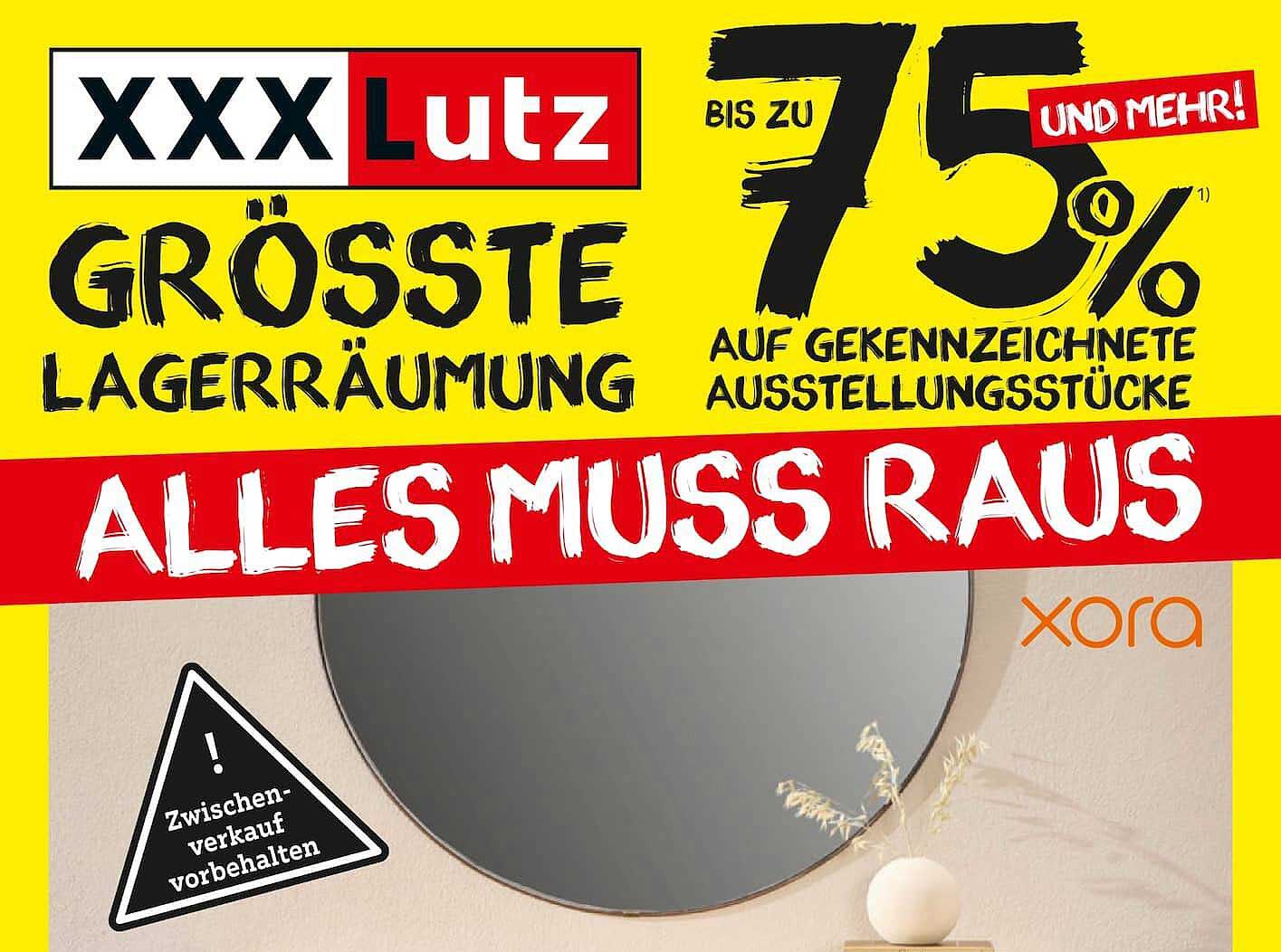 GRÖSSTE LAGERRÄUMUNG