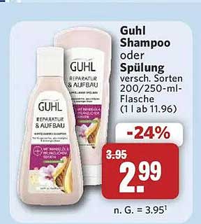 Guhl Shampoo oder Spülung
