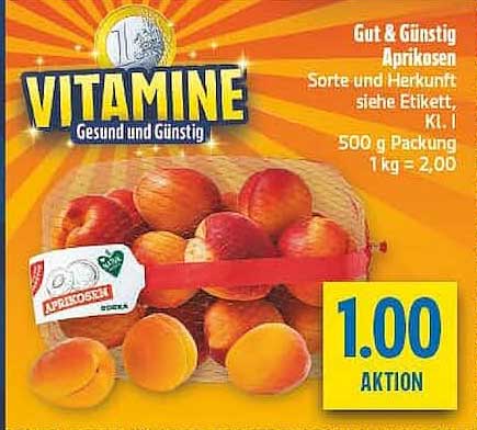 Gut & Günstig Aprikosen