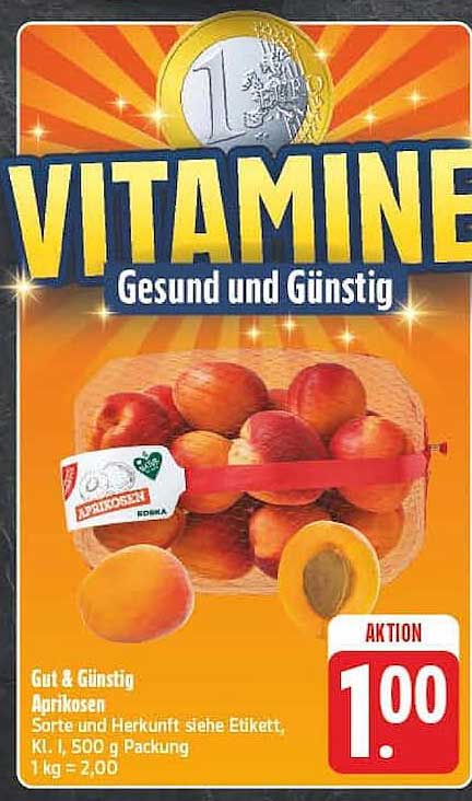 Gut & Günstig Aprikosen
