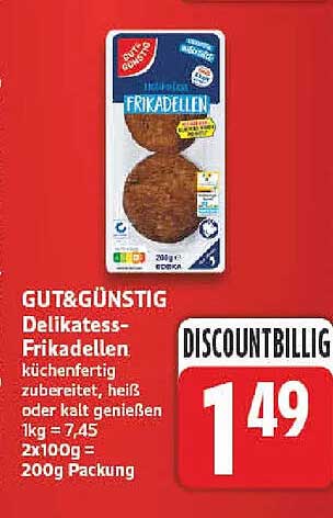 GUT&GÜNSTIG Delikates-Frikadellen