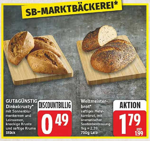 GUT&GÜNSTIG Dinkelcrusty*