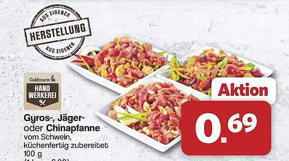 Gyros-, Jäger- oder Chinapfanne