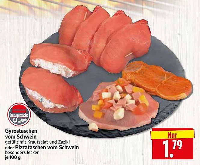 Gyrosstaschen vom Schwein