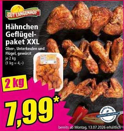 Hähnchen Geflügelpaket XXL