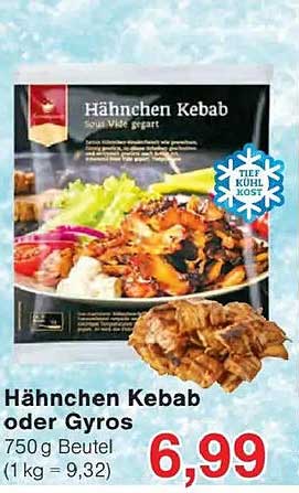 Hähnchen Kebab oder Gyros