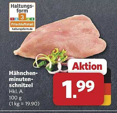 Hähnchen-minutenschnitzel