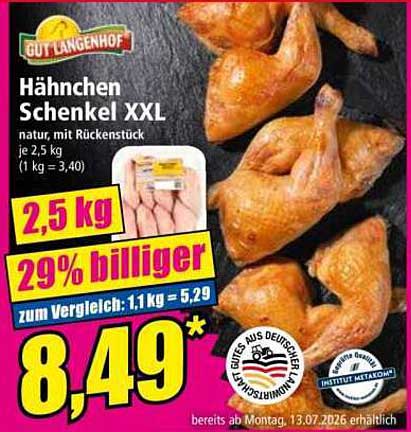 Hähnchen Schenkel XXL
