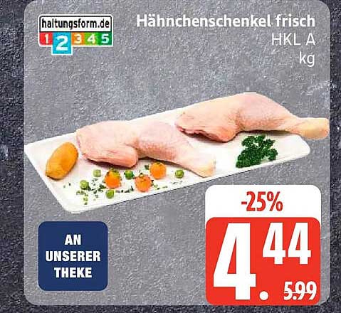 Hähnchenschenkel frisch HKL A kg