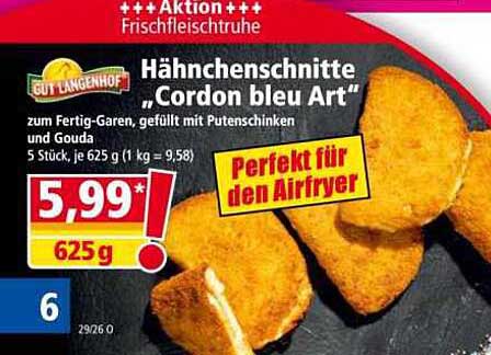 Hähnchenschnitte „Cordon bleu Art“