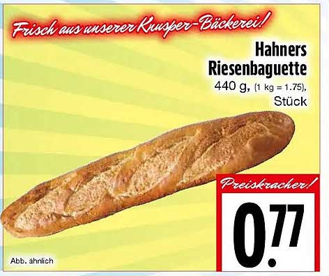 Hahners Riesenbaguette