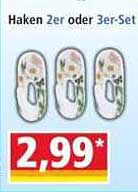 Haken 2er oder 3er-Set