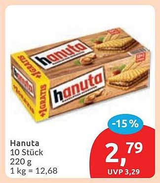 Hanuta 10 Stück 220 g