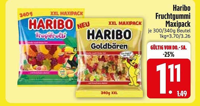 Haribo Fruchtgummi Maxipack