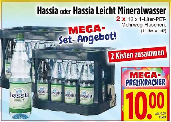 Hassia oder Hassia Leicht Mineralwasser