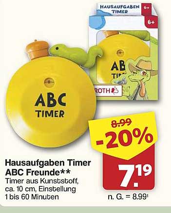 Hausaufgaben Timer ABC Freunde**