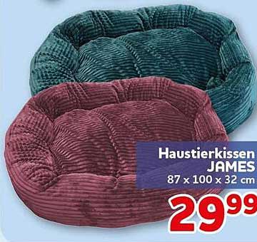 Haustierkissen JAMES 87 x 100 x 32 cm