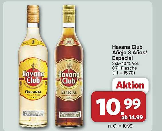 Havana Club Añejo 3 Años/ Especial