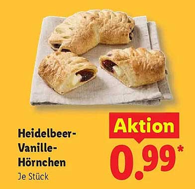 Heidelbeer-Vanille-Hörnchen