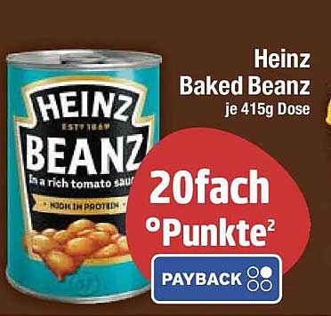 Heinz Baked Beanz je 415g Dose