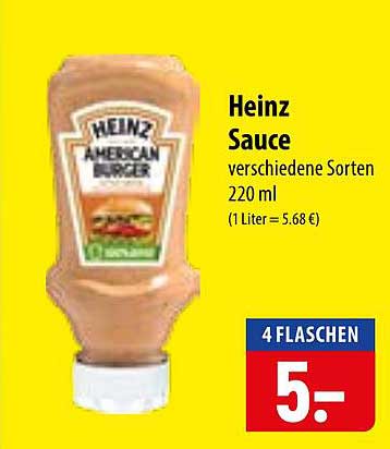 Heinz Sauce verschiedene Sorten 220 ml