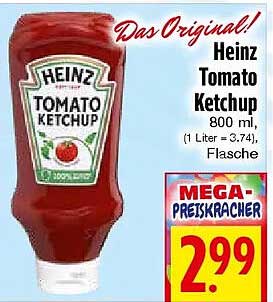 Heinz Tomato Ketchup 800 ml Flasche
