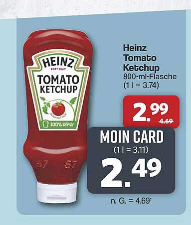 Heinz Tomato Ketchup 800-ml-Flasche