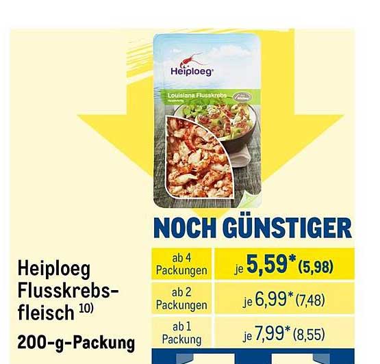 Heiploeg Flusskrebs-fleisch 200-g-Packung