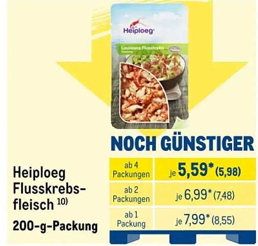 Heiploeg Flusskrebsfleisch 200-g-Packung